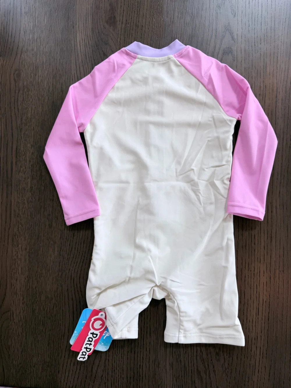 NWT Disney PatPat 12-18M Pink Yellow Belle Princess Swimsuit